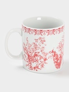 Кружка Дулевский фарфор «Райские ландыши», 300 мл, фарфор, белая - Фото 2