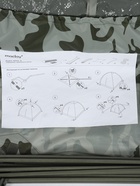 УЦЕНКА Палатка туристическая 3-местная maclay fisht sme 3, 205×180×120 см, трекинговая, однослойная, цвет камуфляж 10917352