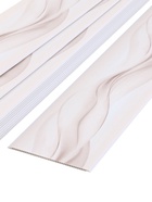 Стеновая панель ПВХ «Шары», 2600×250 мм, цвет бежевый 10913977