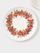 Чайная пара «Новогоднее настроение», 2 предмета: чашка 210 мл, блюдце d=15.5 см, фарфор, белая - Фото 4