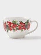 Чайная пара «Новогоднее настроение», 2 предмета: чашка 210 мл, блюдце d=15.5 см, фарфор, белая - Фото 5