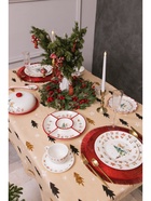 Чайная пара новогодняя «Волшебный праздник», 2 предмета: чашка 210 мл, блюдце d=15.7 см, фарфор, белая - Фото 8