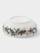 Салатник Доляна «Новогодние подарки», 580 мл, 15.5×6 см, фарфор, белый - Фото 5