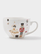 Чайная пара новогодняя «Сказочный бал.Щелкунчик», 2 предмета: чашка 210 мл, блюдце d=15.5 см, фарфор, белая - Фото 5