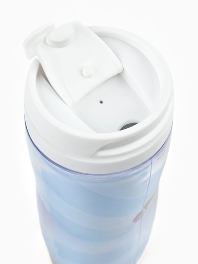 Термокружка новогодняя пластиковая «Светись как ёлочка», 350 мл