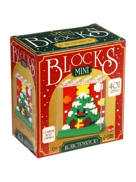 Конструктор «Mini Blocks. Ёлочка», 401 деталь