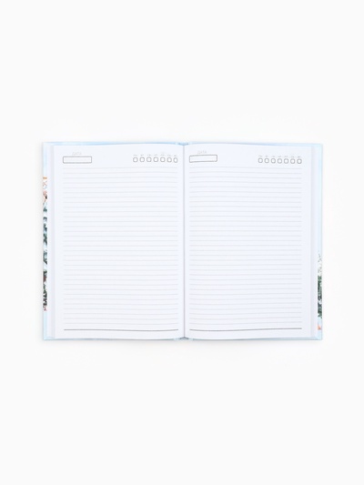 Ежедневник А5, 80 листов, недатированный, в твердой обложке «Карусель»