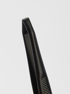 Пинцет для бровей PREMIUM, прямой, узкий, 9 см, чёрный (комплект 3 шт) - фото 50804544