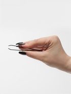 Пинцет для бровей PREMIUM, прямой, узкий, 9 см, чёрный (комплект 3 шт) - фото 50804547