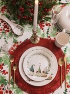 Подставка под ложку новогодняя Доляна «Домашние гномики», 22.3×7.1×2.5 см, доломит, белая - Фото 7