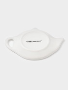 Подставка под чайный пакетик новогодняя Доляна «Домашние гномики», 12×9.4×1.7 см, доломит, белая - Фото 4