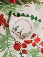 Подставка под чайный пакетик новогодняя Доляна «Домашние гномики», 12×9.4×1.7 см, доломит, белая - Фото 5