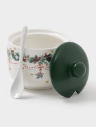 Сахарница Доляна «Новогодние подарки», 500 мл, доломит, белая - Фото 4