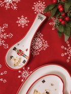 Подставка под ложку новогодняя Доляна «Сказочный бал.Щелкунчик», 22.3×7.1×2.5 см, доломит, белая - Фото 6