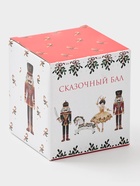 Сахарница новогодняя Доляна «Сказочный бал», доломит, белая 10869747 - фото 319894432