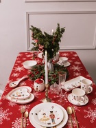 Сахарница новогодняя Доляна «Сказочный бал.Щелкунчик», 350 мл, доломит, белая - Фото 7