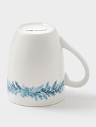 Кружка новогодняя Доляна «Зимний вечер», 300 мл, фарфор, белая - Фото 4