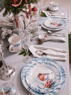 Кружка новогодняя Доляна «Зимний вечер», 300 мл, фарфор, белая - Фото 5