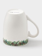 Кружка новогодняя Доляна «Сказки зимнего леса», 300 мл, фарфор, белая - Фото 3