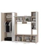 Гостиная «Лукас», 2302×1940×466 мм, цвет сонома/белый - фото 51142852