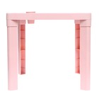 Детский стол с подстаканником, цвет розовый - Фото 2