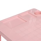 Детский стол с подстаканником, цвет розовый - фото 4546973