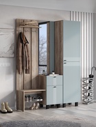 Шкаф – пенал «Олива ПН – 01», 500×372×2015 мм, цвет дуб каньон/шарли бриз MF11 - Фото 4