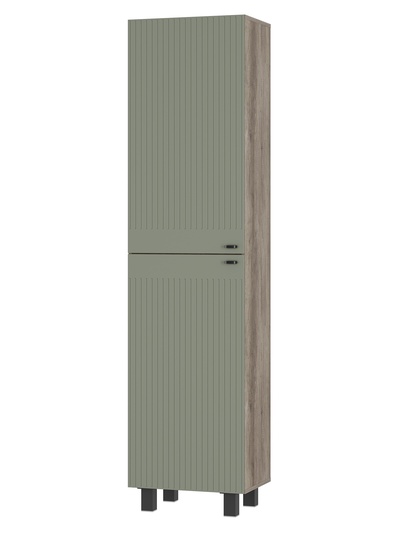 Шкаф – пенал «Олива ПН – 01», 500×372×2015 мм, цвет дуб каньон/эвкалипт софт MF12