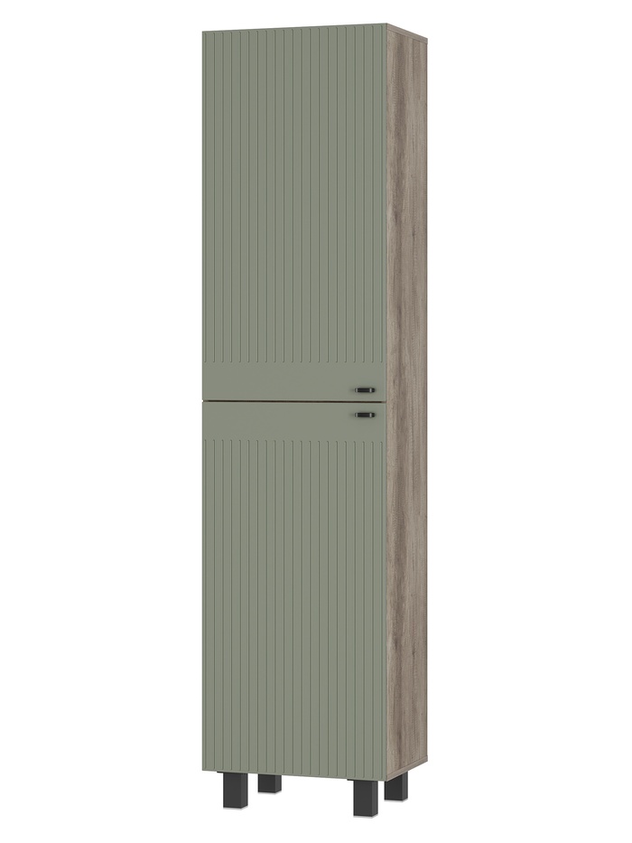 Шкаф – пенал «Олива ПН – 01», 500×372×2015 мм, цвет дуб каньон/эвкалипт софт MF12 - Фото 1