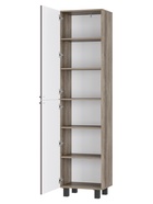 Шкаф – пенал «Олива ПН – 01», 500×372×2015 мм, цвет дуб каньон/муссон софт MF14 - Фото 2