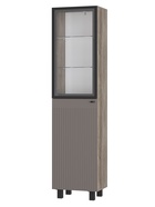 Шкаф – пенал «Олива ПН – 03», 502×377×2016 мм, цвет дуб каньон/муссон софт MF14 - Фото 1