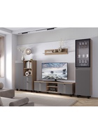 Шкаф – пенал «Олива ПН – 03», 502×377×2016 мм, цвет дуб каньон/муссон софт MF14 - Фото 5