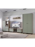 Шкаф прямой «Олива ШК – 16», 902×374×1358 мм, цвет дуб каньон/эвкалипт софт MF12 10915134 - фото 3846227