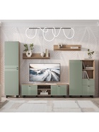 Шкаф прямой «Олива ШК – 16», 902×374×1358 мм, цвет дуб каньон/эвкалипт софт MF12 10915134 - фото 3846228