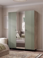 Шкаф прямой трёхстворчатый «Олива ШК – 08», 1502×514×2016 мм, цвет дуб каньон/эвкалипт софт MF12 - Фото 1