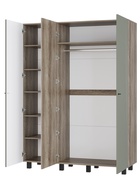 Шкаф прямой трёхстворчатый «Олива ШК – 08», 1502×514×2016 мм, цвет дуб каньон/эвкалипт софт MF12 - Фото 3