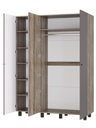 Шкаф прямой трёхстворчатый «Олива ШК – 08», 1502×514×2016 мм, цвет дуб каньон/муссон софт MF14 - Фото 3