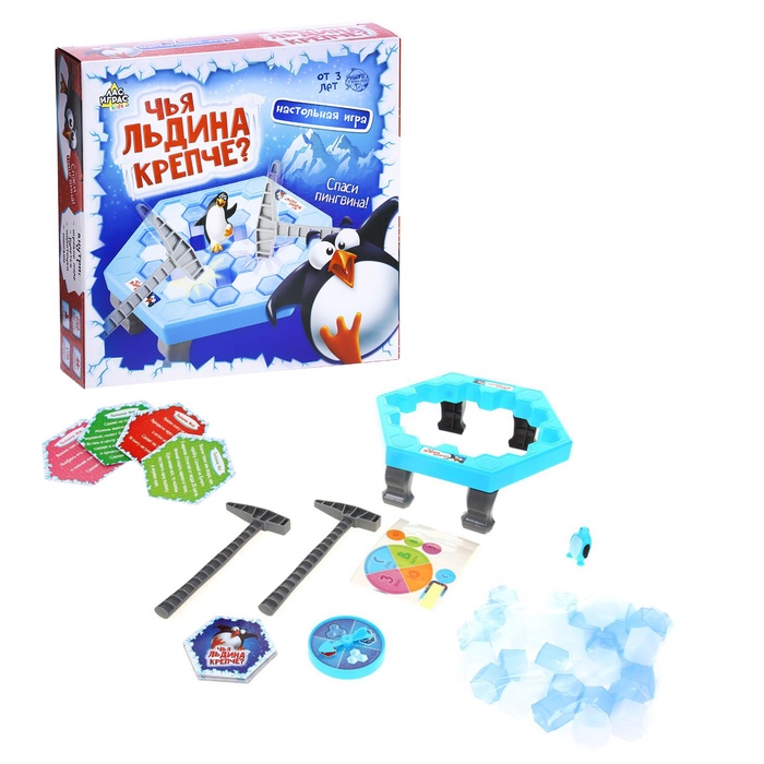 УЦЕНКА Настольная игра «Чья льдина крепче?», спаси пингвина - Фото 1