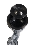 Мойка кухонная AFLORN AF95050DF, врезная, S=3.0 и 0.8 мм, 50×50 см, сифон, черная - Фото 6