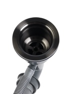 Мойка кухонная AFLORN AF95050DF, врезная, S=3.0 и 0.8 мм, 50×50 см, сифон, черная - Фото 8