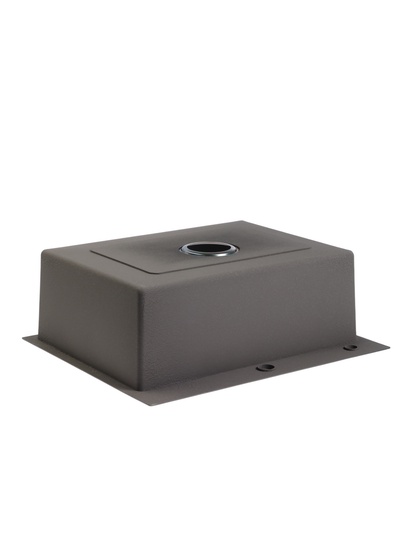Мойка кухонная AFLORN AF96050DF, врезная, S=3.0 и 0.8 мм, 60×50 см, сифон, черная
