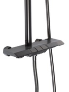 Душевая система Accoona A83311ST, клавишная панель, тропический душ, лейка, черный матовый - Фото 5