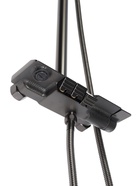 Душевая система Accoona A83311ST, клавишная панель, тропический душ, лейка, черный матовый - Фото 7