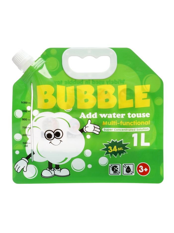 Мыльный раствор для пузырей 34 мл, концентрат разводится водой до 1 л - Фото 1
