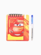 Блокнот А7 и мини ручка, Тачки - Фото 4