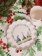 Тарелка сервировочная новогодняя Доляна «Домашние гномики», d=20 см, доломит, белая - Фото 6