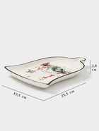 Тарелка сервировочная Доляна «Новогодние подарки», 25.5×19.5×2.8 см, доломит, белая 10869736 - фото 319909706