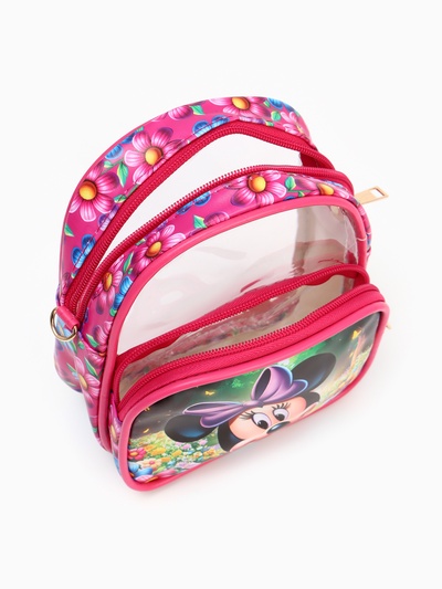 Рюкзак детский для девочки, 18×15×7 см, Минни Маус
