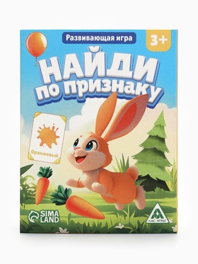 Развивающая игра «Найди по признаку», 66 карт, 3+