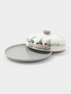 Блинница новогодняя Доляна «Домашние гномики», 23.5×9.7 см, доломит, белая - Фото 5